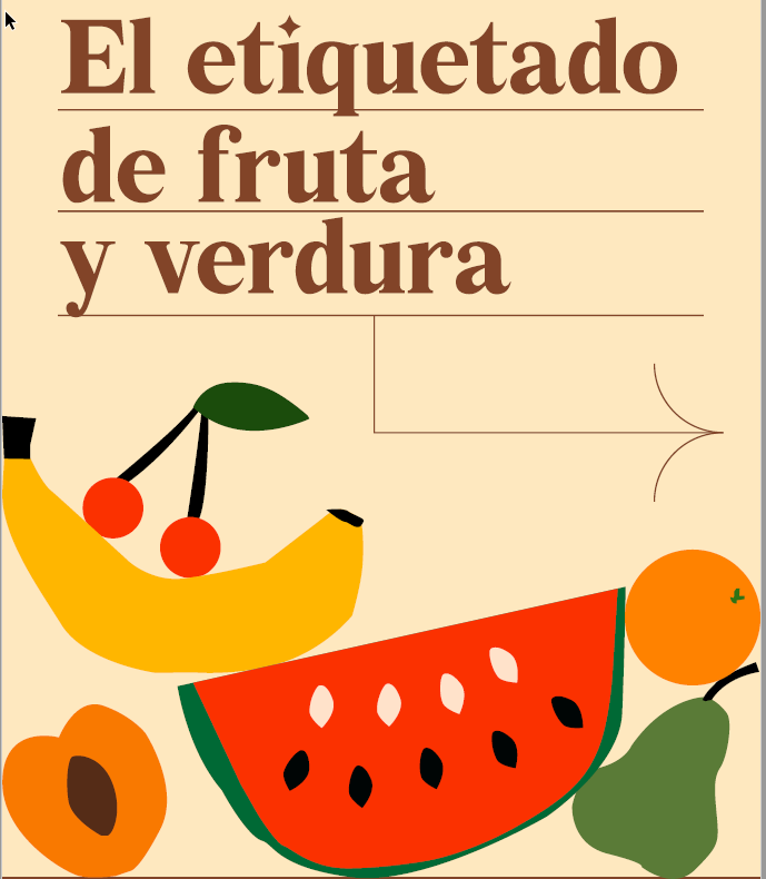 Etiquetado frutas y verduras